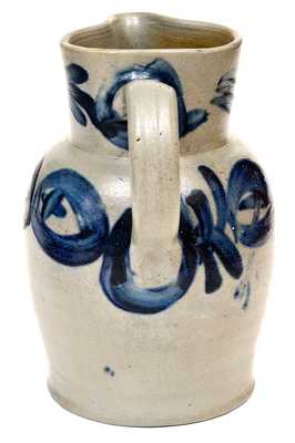 Three-Quart Baltimore, MD Stoneware Pitcher with Bold Cobalt Decoration, circa 1830