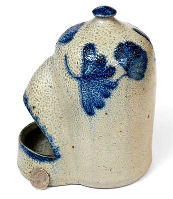 Small-Sized Stoneware Chick Waterer att. Richard Remmey, Philadelphia, PA