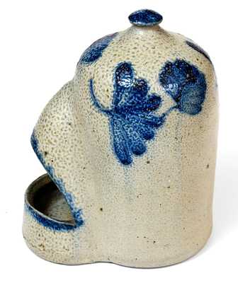 Small-Sized Stoneware Chick Waterer att. Richard Remmey, Philadelphia, PA