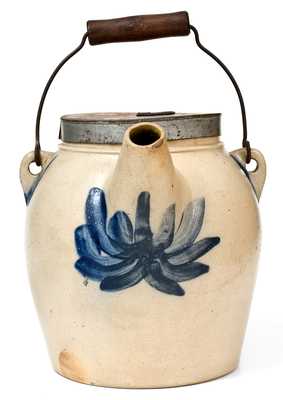 F. H. COWDEN / HARRISBURG, PA Stoneware Batter Pail with Stenciled Decoration