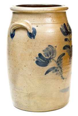 Very Rare FOELL & ALT / EAST BIRMINGHAM, PA Stoneware Jar w/ Impressed Maker s Stamp