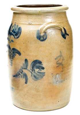 Very Rare FOELL & ALT / EAST BIRMINGHAM, PA Stoneware Jar w/ Impressed Maker s Stamp