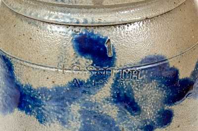 H. C. SMITH / ALEXA., DC Stoneware Jar with Floral Decoration