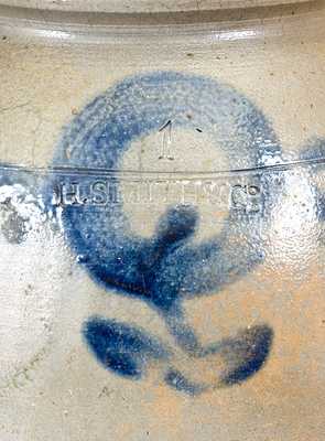 H. SMITH & CO., Alexandria, VA, Stoneware Jar w/ Incised