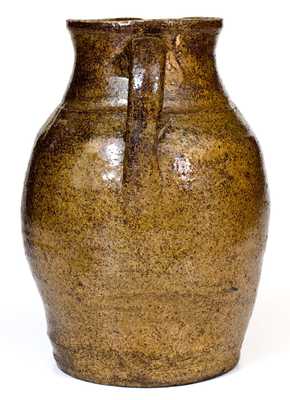Attrib. B.F. Landrum (Edgefield, SC) Stoneware Pitcher with Alkaline Glaze