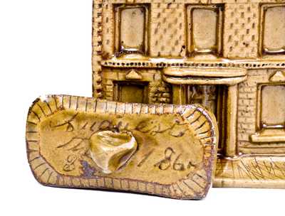 Very Fine English Earthenware Tobacco Jar: "James Strange / August the 3 / 1867"