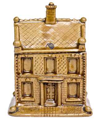 Very Fine English Earthenware Tobacco Jar: "James Strange / August the 3 / 1867"