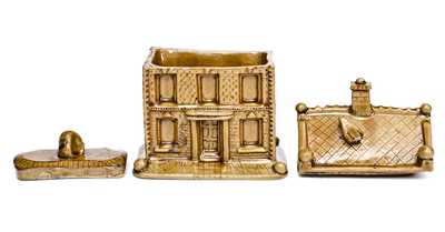 Very Fine English Earthenware Tobacco Jar: "James Strange / August the 3 / 1867"