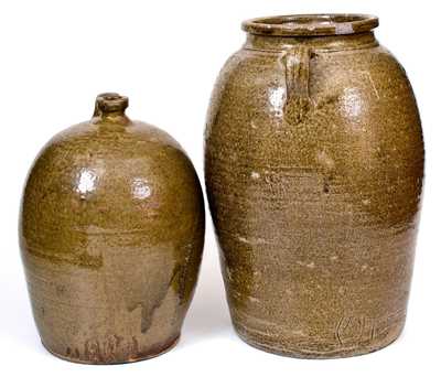 Lot of Two: Southern Stoneware from Edgefield, SC and Crawford County, Georgia