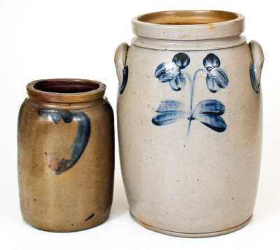 Lot of Two: Mid-Atlantic Stoneware Jars