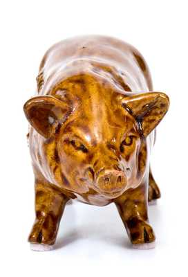 MONMOUTH POTTERY CO. / MONMOUTH, ILL. Stoneware Pig