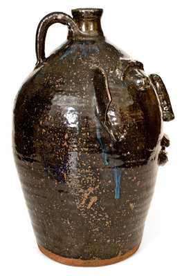 Large-Sized Burlon Craig Face Jug (B.B. Craig / Vale, N.C.)