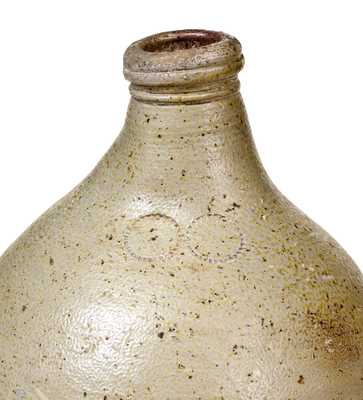 Unusual Early German Stoneware Jug, Recovered from Chesapeake Bay