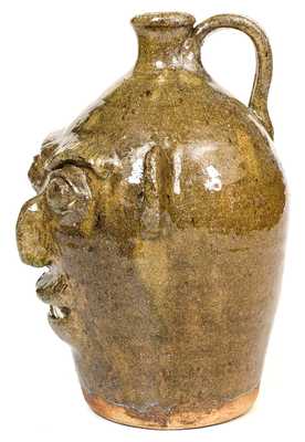 B. B. CRAIG / VALE, NC Stoneware Face Jug