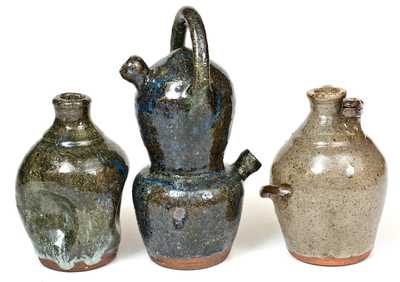 Lot of Three: B. B. CRAIG / VALE, NC Stoneware Vessels