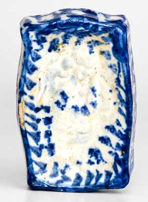 Very Unusual Signed "Crooksville, Ohio" Spongeware Soap Dish