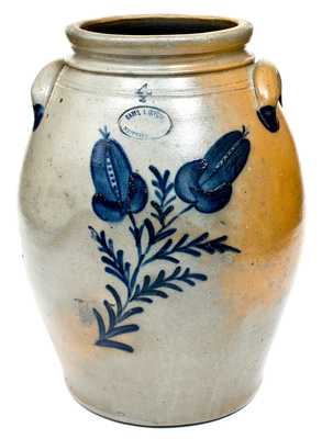 SAM'L L. IRVINE / NEWVILLE, PA. Stoneware Jar