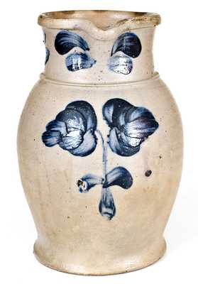 1 Gal. Baltimore, Maryland Stoneware Pitcher w/ Floral Decoration