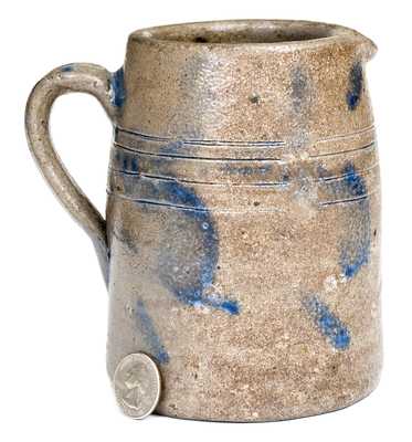 Very Unusual Stoneware Tankard Pitcher att. S. Bell & Son, Strasburg, VA