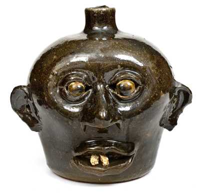 Fine Early Lanier Meaders (Cleveland, Georgia) Face Jug