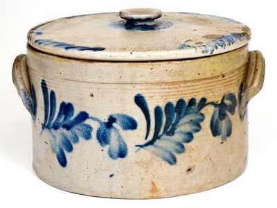 Remmey Family Stoneware Cake Crock, Philadelphia, PA