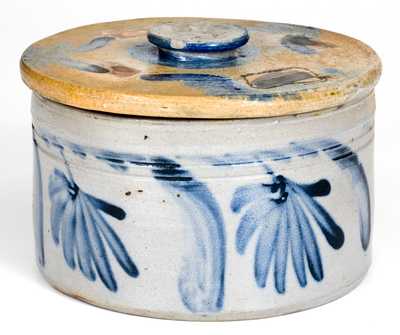 Small-Sized Stoneware Butter Crock, Philadelphia, PA, attrib. Richard C. Remmey