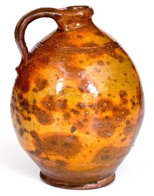 Small-Sized New England Redware Jug