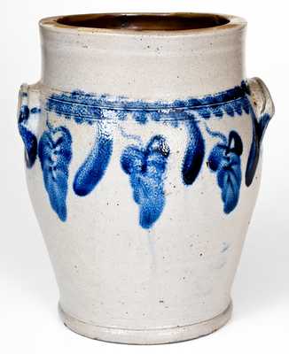 Stoneware Jar with Hanging Floral Decoration att. Richard Remmey, Philadelphia, PA