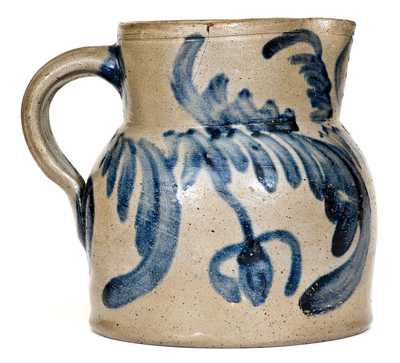 Extremely Rare David Parr, Jr. (Baltimore or Richmond) Stoneware Ship Chandler s Pitcher
