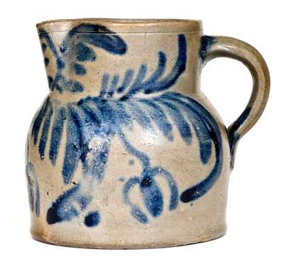 Extremely Rare David Parr, Jr. (Baltimore or Richmond) Stoneware Ship Chandler s Pitcher