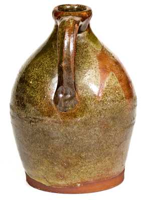 Green-Glazed New England Redware Jug