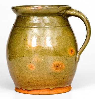 Glazed Redware Stew Pot, New England origin