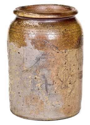 Early Southern Stoneware Masterpiece, Baltimore Jar w/ 