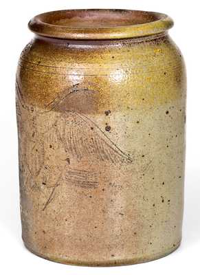 Early Southern Stoneware Masterpiece, Baltimore Jar w/ 