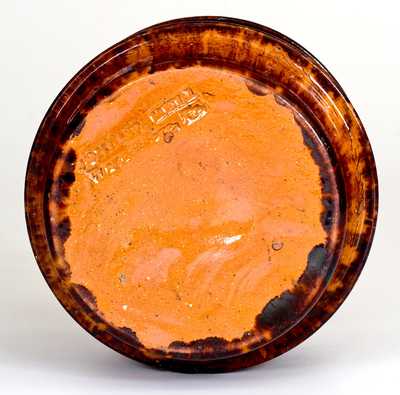 JOHN W BELL / Waynesboro, Pa. Redware Flowerpot