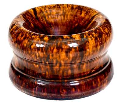 Glazed JOHN BELL / WAYNESBORO Redware Spittoon