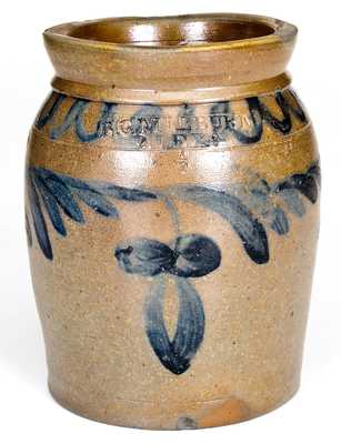 Fine Half-Gallon B.C. MILBURN / ALEXA Stoneware Jar