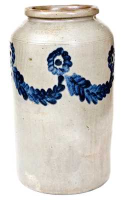 Fine Large Early Henry Remmey / Philadelphia Stoneware Jar