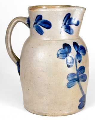 1 Gal. Baltimore Stoneware Pitcher with Floral Decoration