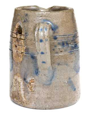 Very Unusual Stoneware Tankard Pitcher att. S. Bell & Son, Strasburg, VA