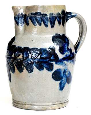 Very Rare One-Quart H. MYERS, Baltimore, MD Stoneware Pitcher