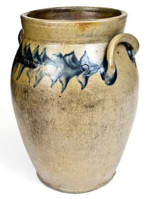 Extremely Rare PARR & BURLAND / BALTIMORE Stoneware Jar, 1815-1821