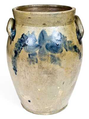 Extremely Rare PARR & BURLAND / BALTIMORE Stoneware Jar, 1815-1821