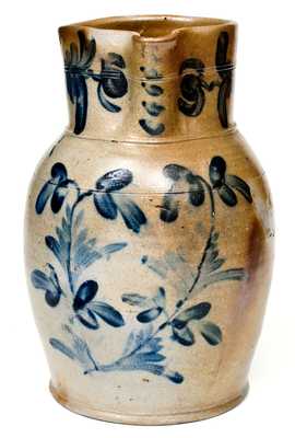 Fine 2 Gal. Baltimore Stoneware Pitcher, circa 1850