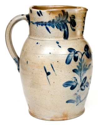 Fine 2 Gal. Baltimore Stoneware Pitcher, circa 1850