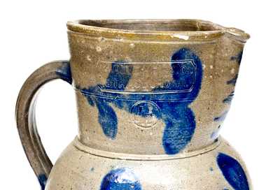 Rare 1 1/2 Gal. W. H. LEHEW & CO. / STRASBURG, VA Stoneware Pitcher