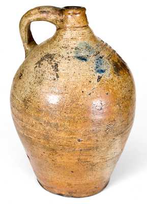 C. CROLIUS / MANUFACTURER / MANHATTAN-WELLS / NEW-YORK Stoneware Jug