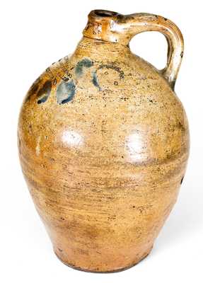 C. CROLIUS / MANUFACTURER / MANHATTAN-WELLS / NEW-YORK Stoneware Jug