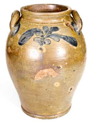 4 Gal. Stoneware Jar with Incised Decoration, Manhattan, circa 1800
