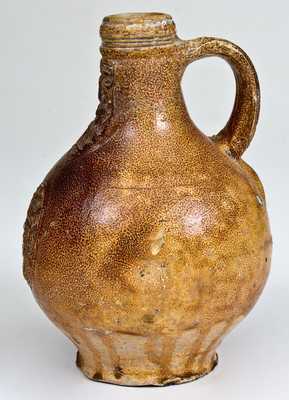 Bellarmine Stoneware Jug, probably Frechen, Germany, 16th or 17th century